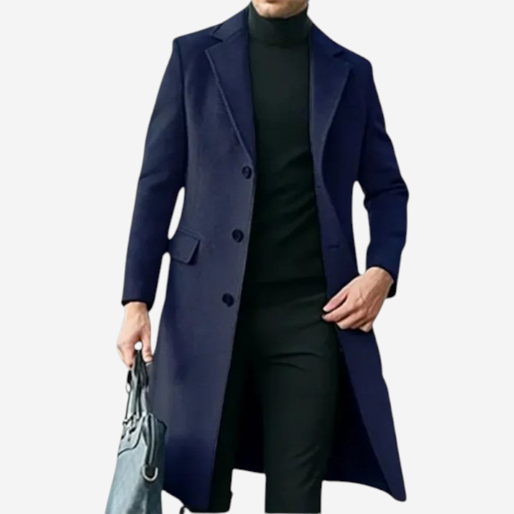 LUXEOUTFIT | Full-Length Wool Overcoat