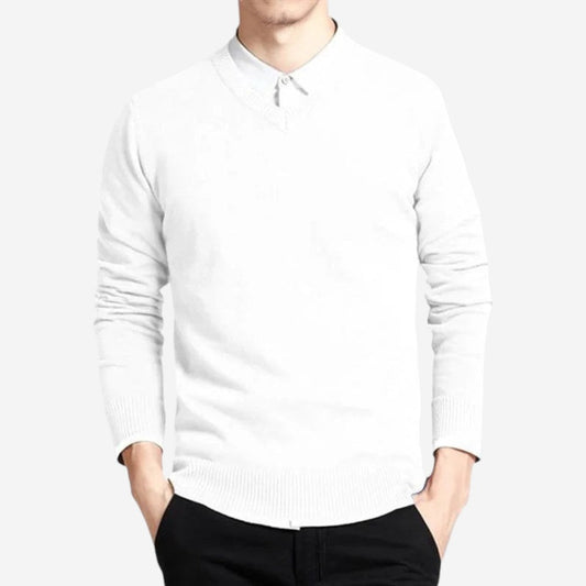 LUXEOUTFIT | Slim V-Neck Sweater