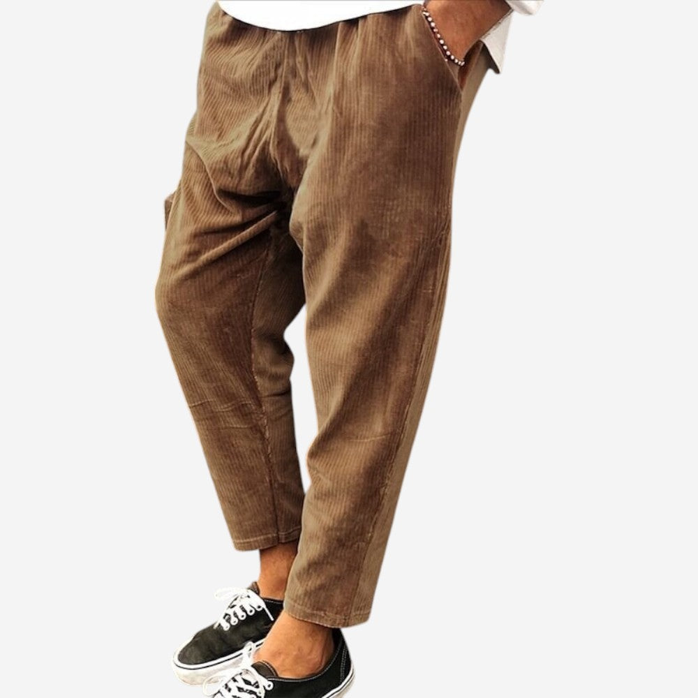 LUXEOUTFIT | Loose Corduroy Trousers