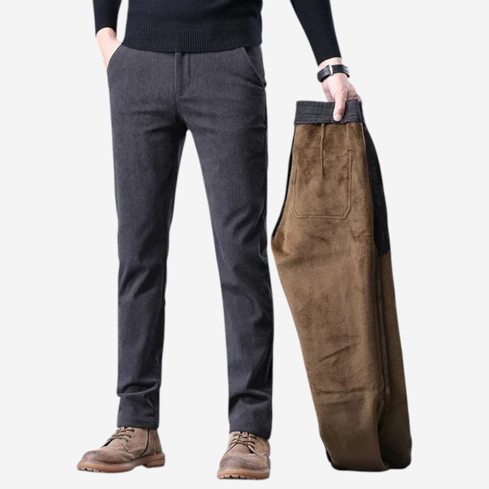 LUXEOUTFIT | Corduroy Fleece Trousers