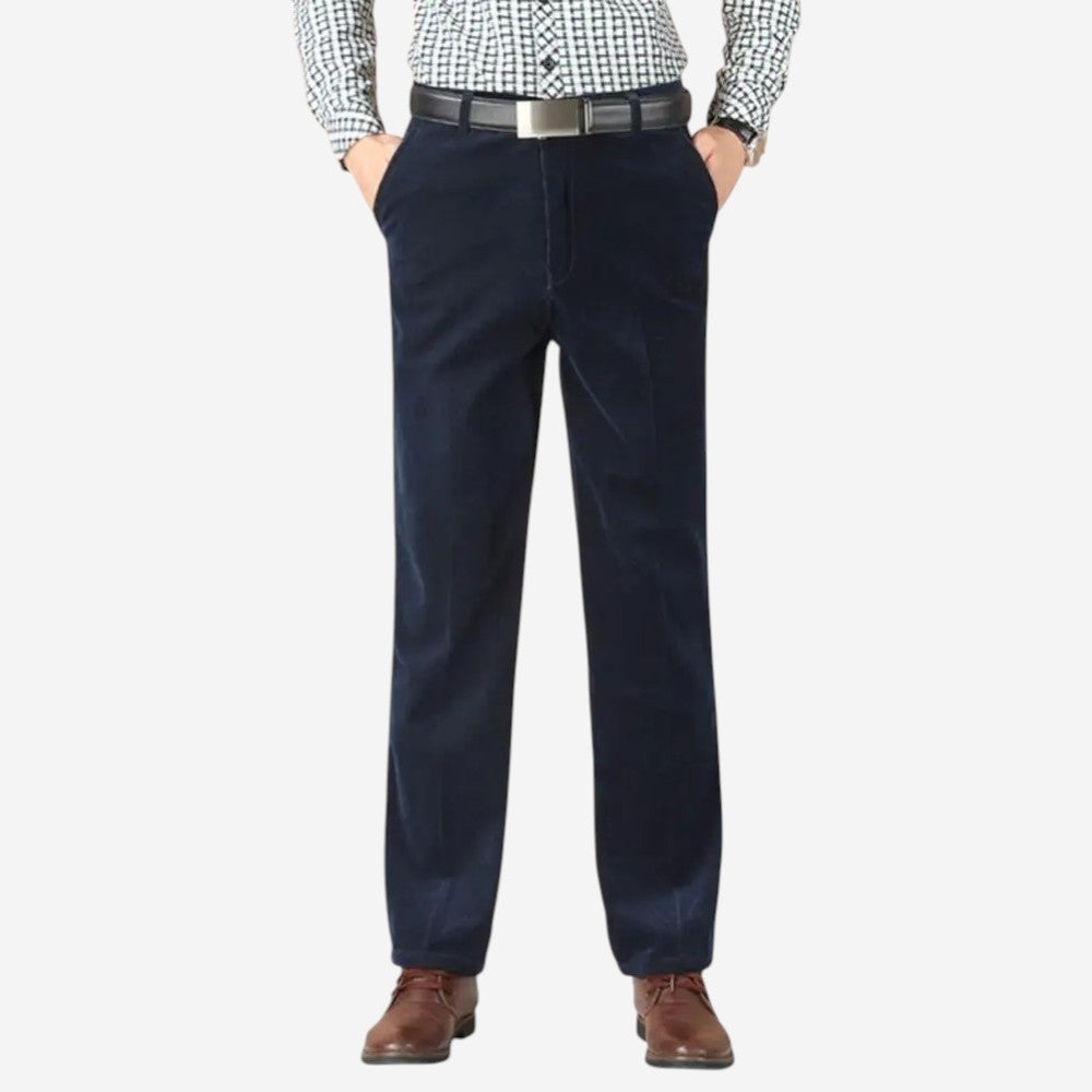 Tynro | Corduroy Straight Trousers
