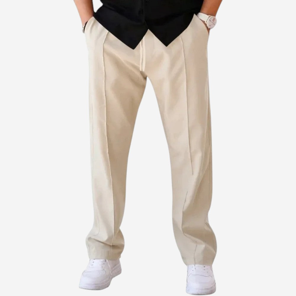 LUXEOUTFIT | Loose Straight Trousers
