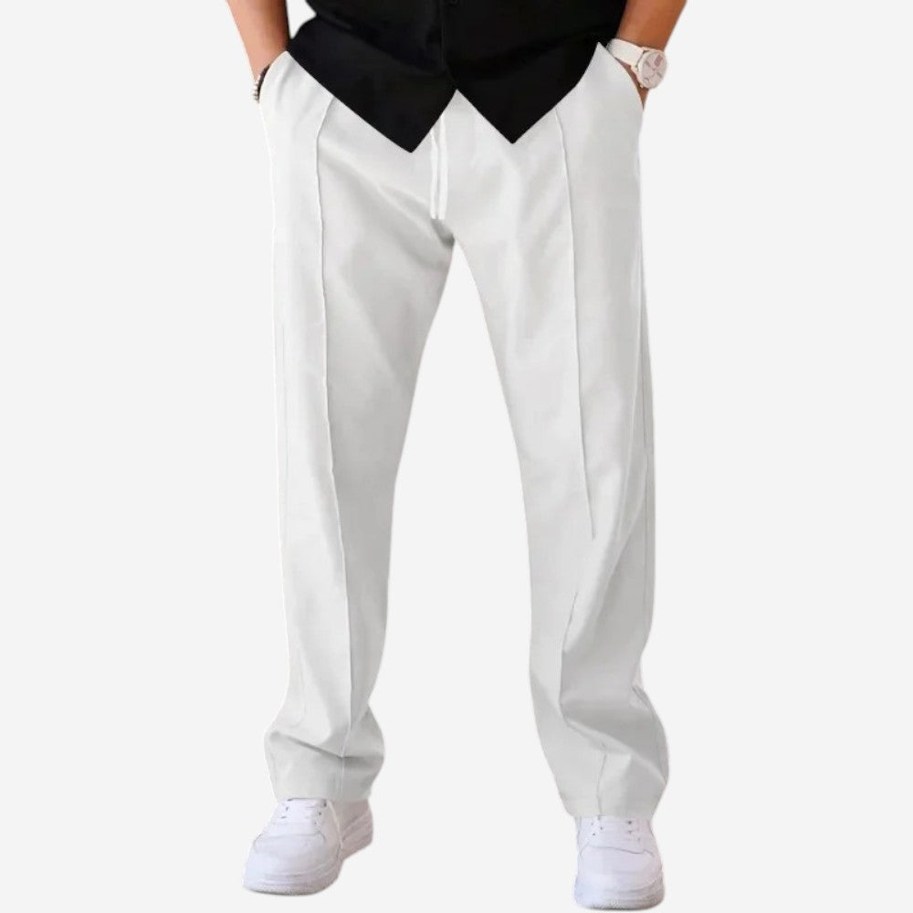 LUXEOUTFIT | Loose Straight Trousers