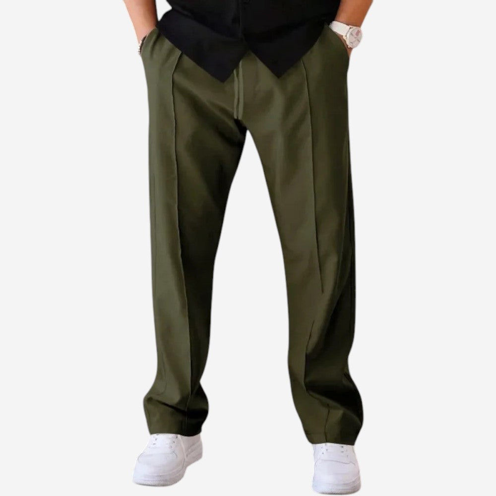 LUXEOUTFIT | Loose Straight Trousers