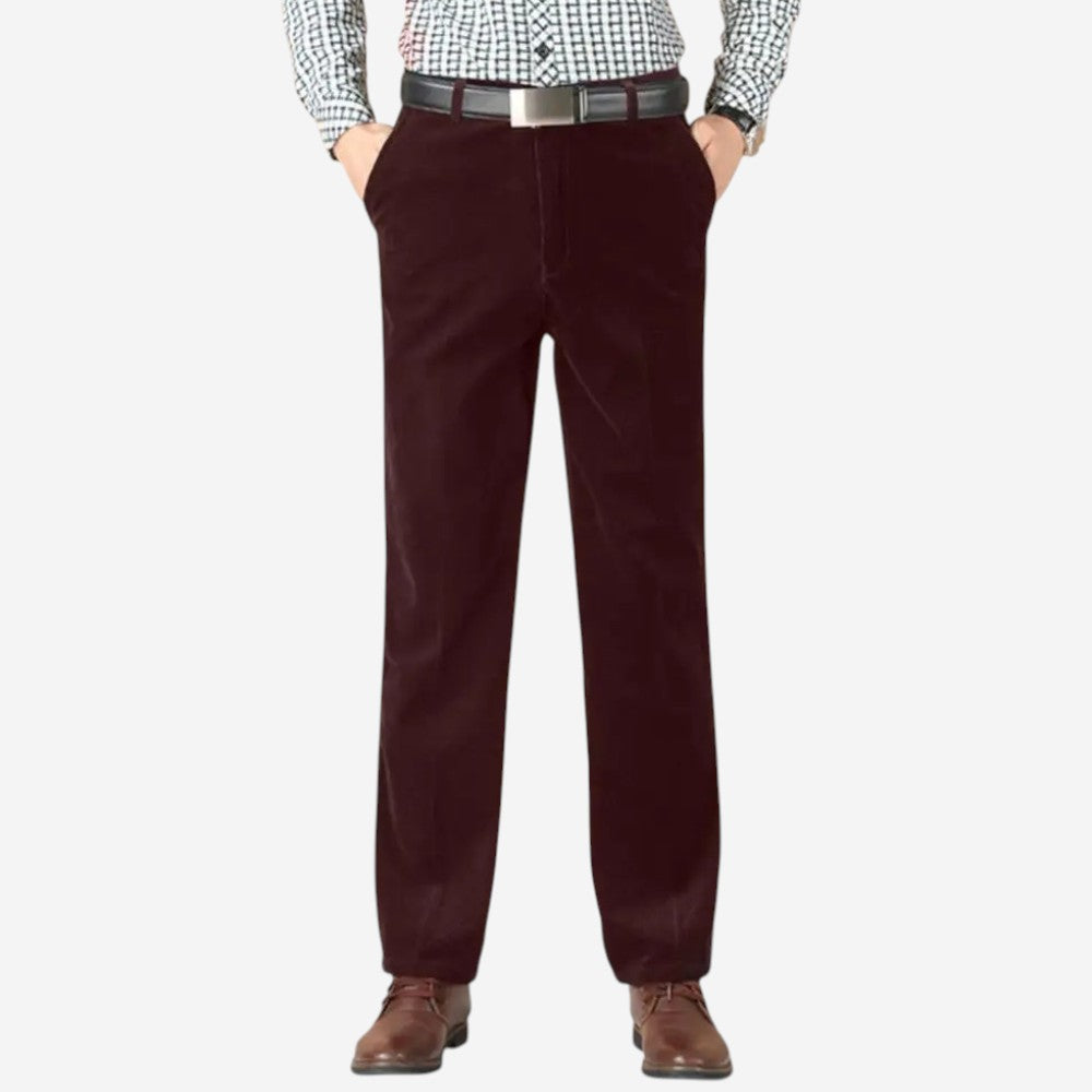 Tynro | Corduroy Straight Trousers