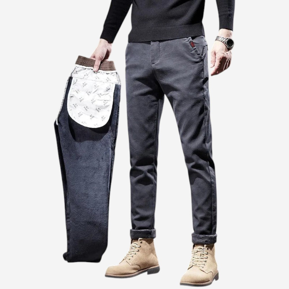 LUXEOUTFIT | Corduroy Fleece Trousers