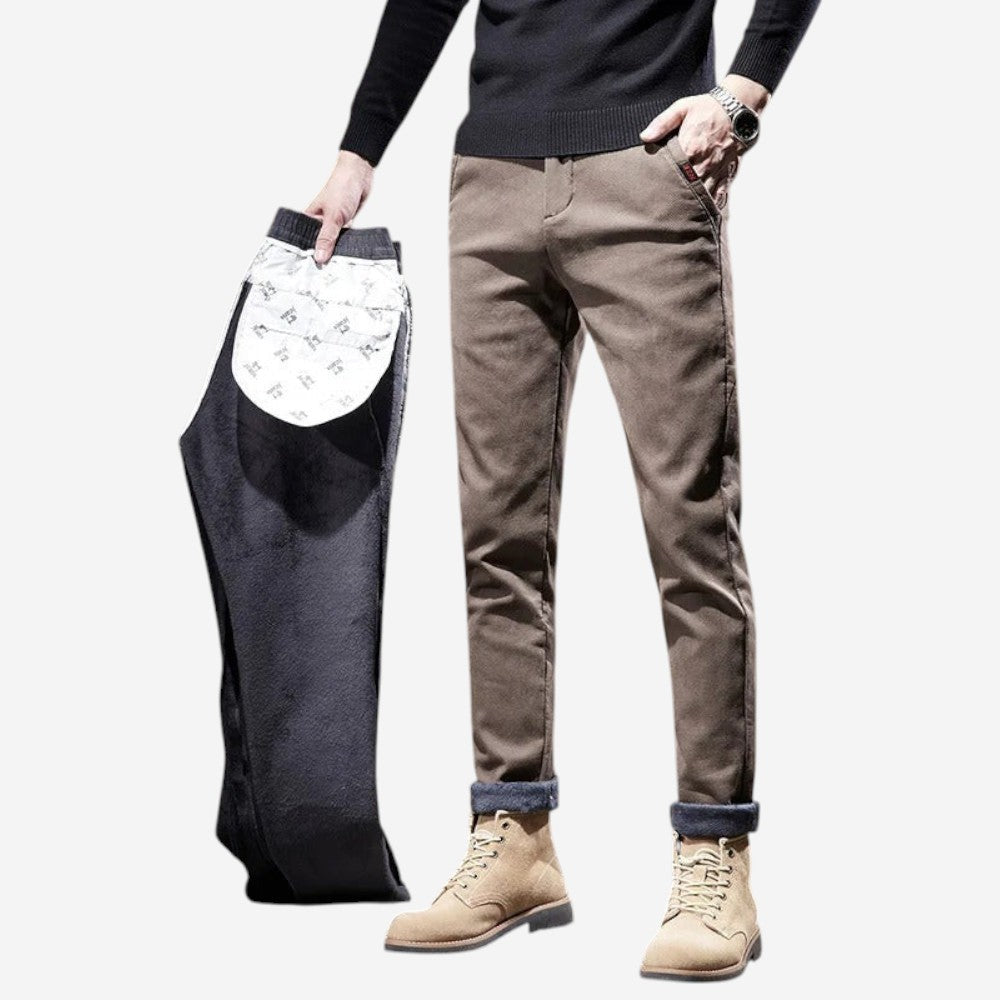 LUXEOUTFIT | Corduroy Fleece Trousers